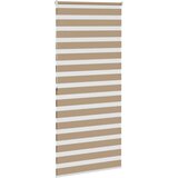 Zebra zavjesa Pješčano smeđa 100x200 cm Širina tkanine 95,9 cm Poliester | Shoptok.si