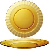 Duralex plošča PICARDIE AMBER oranžna 230 x 20 mm - set 6 kos., (21565025) | Shoptok.si