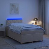  Boxspring krevet s madracem Krem 120 x 190 cm Tkanina | shoptok.hr