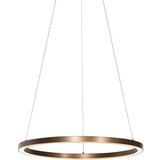 QAZQA Professional Bronasta viseča svetilka 60 cm z LED 3-stopenjsko zatemnitvijo - Girello Cene