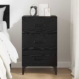  Noćni ormar Crni hrast 40 x 40.5 x 66 cm Konstruirano drvo | shoptok.hr