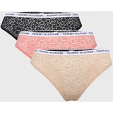Tommy Hilfiger 3P FULL LACE THONG X3 Multicolour