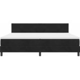  LED Box Spring Krevet s LED trakama Crna 200 x 200 cm Baršun | Shoptok.si