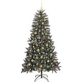 vidaXL Umestno božično drevo med 300 LED Zelena 99 x 99 x 180 cm | Shoptok.si