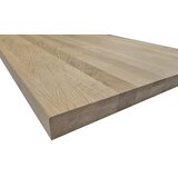  Plošča iz lepljenega lesa Rustikalni hrast (Hrast, Kakovostni razred lepljene lesene plošče: A/B, 900 x 650 x 40 mm) | Shoptok.si