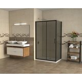 Copen bočno staklo concept atlas black 90x195cm tonirano staklo 6mm crni mat ram (C-02-B4090) | Eponuda.com