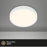 BRILONER 3700-016 - LED plafonsko svetlo RUNA LED/16W/230V 3000K prečnik 28 cm belo Slike