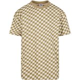 Urban Classics Men's T-shirt Oversized Check khaki | shoptok.hr