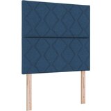 vidaXL vzmetnica s pomladi z vzmetnico in klopjo Modra 90x190 cm Tkanina, (22083292) | Shoptok.si