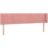  Uzglavlje ružičasto 163x16x78/88 cm baršunasto | shoptok.hr