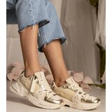 Gemre Beige women's sneakers on a chunky sole Balika | Shoptok.si