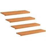 treads 4 kom. 90 x 30 x 2 cm Svijetlosmeđa