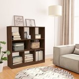  The Living Store Knjižna omara rjav hrast 97,5x29,5x100 cm inženirski les - Knjižna Omara, (21431359) | Shoptok.si
