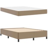  Posteljni okvir z vzmetnico Kapučino 160 x 200 cm Umetna koža | Shoptok.si