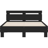  Okvir za krevet s uzglavljem crna 120x200 cm konstruiranog drva | shoptok.hr
