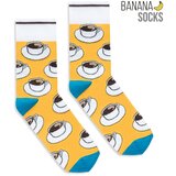 Banana Socks Unisex čarape Classic Coffee Blue | bijela | narandžasta senf Cene