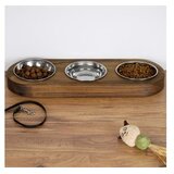 Hanah home PET016 Posuda za kućne ljubimce, smeđa Cijene