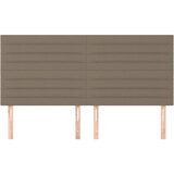  Uzglavlje boje taupe 180x5x118/128 cm tkanina | shoptok.hr