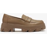 Resti Women's light brown moccasins on a solid sole Desika - Footwear | ePonuda.com