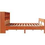  Krevet s regalom za knjige bez madraca 200x200 cm od borovine | shoptok.hr