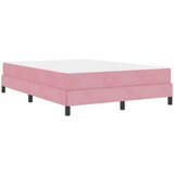 Box Postelja z vzmetnico z vzmetnico Roza 160 x 210 cm blago, (5000106712) | Shoptok.si