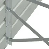 Visoka greda antracitna 100x40x77 cm pocinkano jeklo, (20618702)