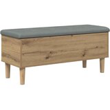  Klupa za odlaganje s jastučićem Hrast artisan 102 x 42 x 46 cm | shoptok.hr