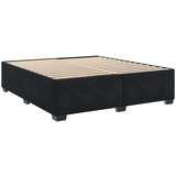  Krevet s oprugama i madracem crni 200x200 cm baršunasti | shoptok.hr