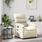 Maison Chic masažni stol - Relax naslanjač krem umetno usnje, (22061927) | Shoptok.si