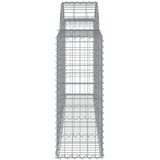  Lučne gabionske košare 14 kom 200x30x80/100cm pocinčano željezo | shoptok.hr