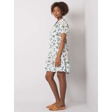 RUE PARIS Dress-RO-SK-2508.38P-white-green | Shoptok.si