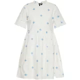 DreiMaster Vintage Ljetna haljina plava / vuneno bijela