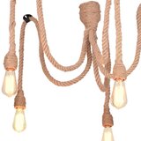  LED luster na sajli ROPE CASA 5xE27/10W/230V pauk | Eponuda.com
