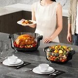 Just Perfecto JP-AF4GL staklena friteza na vrući zrak 1500 W, 1,5 L + 4 L | shoptok.hr