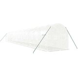  Staklenik s čeličnim okvirom bijeli 32 m² 16 x 2 x 2 m | shoptok.hr