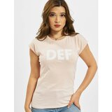 DEF t-shirt sizza in pink Cene