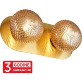 Mitea zidna lampa staro zlato prisma MAW9526-2 2xG9 + amber 3Y Cene