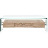  Stolić za kavu prozirni 98 x 45 x 31 cm od kaljenog stakla | Eponuda.ba