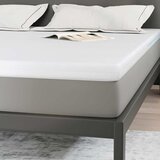  Nadmadrac 200 x 200 cm debelo Žakar tkanina Bijela | shoptok.hr