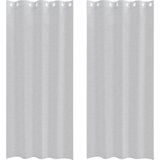 vidaXL Zavjese sa zavjesama 2 pcs Svjetlosiva 140 x 260 cm Poliester | shoptok.hr