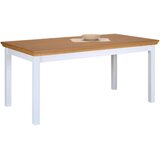 MID.YOU JEDILNA MIZA, masivno bor bela, barve hrasta | Shoptok.si