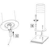  Spoljašnja lampa RINO 1xE27/12W/230V IP54 74 cm crna | Eponuda.com