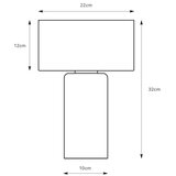 Markslöjd 109144 - Stona lampa CORIN 1xE27/60W/230V, sjajni hrom | Eponuda.com