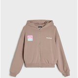 Sinsay Majica s kapuljačom na patentni zatvarač Pusheen the Cat | shoptok.hr