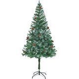 vidaXL Umestno božično drevo med 300 LED Zelena 180 cm PVC in Jeklo | Shoptok.si