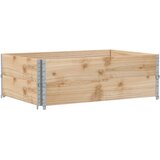  Vrtni sadilica bijeli 120 x 80 cm od masivne borovine | shoptok.hr