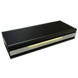 LC Power lc-m2-c-multi-rgb nvme enclosure for m.2 ssd usb3.2 gen.2x1 type c black with rgb lighting hdd ssd rack ( 21841 ) | ePonuda.com