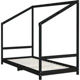  Otroški posteljni okvir bel 90x200 cm trdna borovina, (20916915) | Shoptok.si