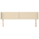  Uzglavlje s ušima krem 203x16x78/88 cm od tkanine | shoptok.hr