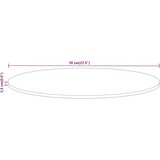 vidaXL Stolna ploča Ø 70 x 1 5 cm okrugla od masivnog obnovljenog drva | shoptok.hr